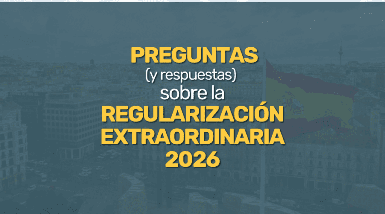 Preguntas y respuestas regularización extraordinaria 2026.